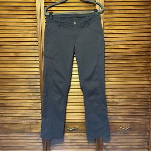 Prana Halle pants - dark gray - sz 8 - 29” inseam